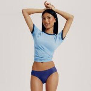 KT by Knix Teen Leakproof Cotton Bikini M Night Sky